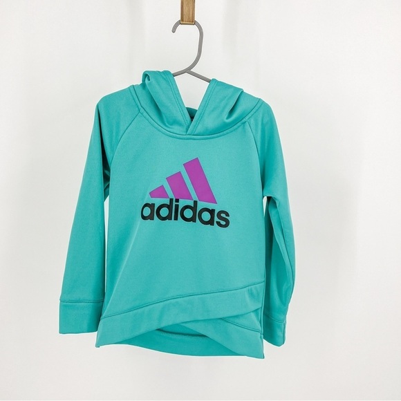 Girls Adidas Track Suit Sweatshirt With Pants - Picture 1 of 7